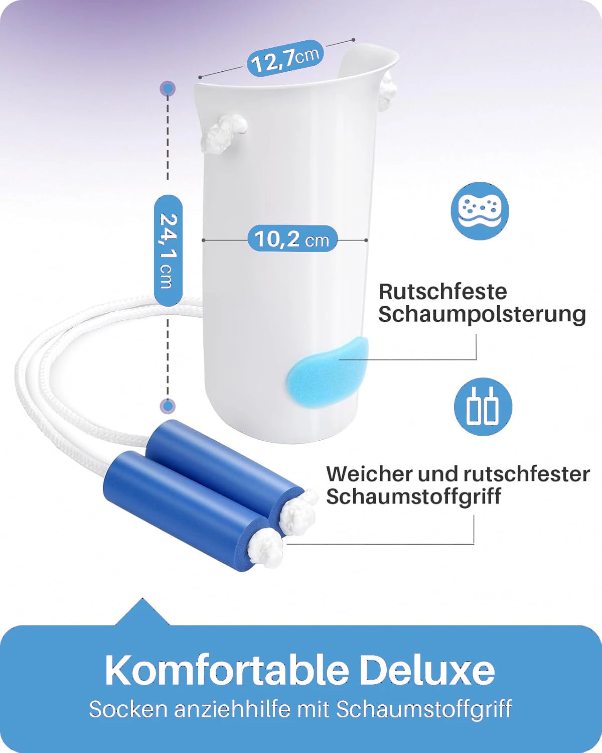 BeinFit™ Anziehhilfe für Kompressionssocken