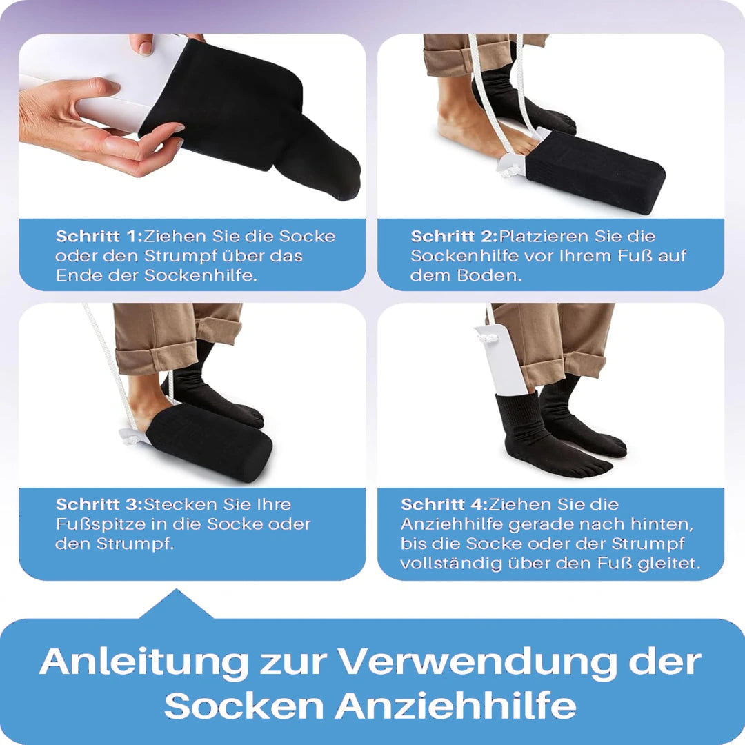 BeinFit™ Anziehhilfe für Kompressionssocken
